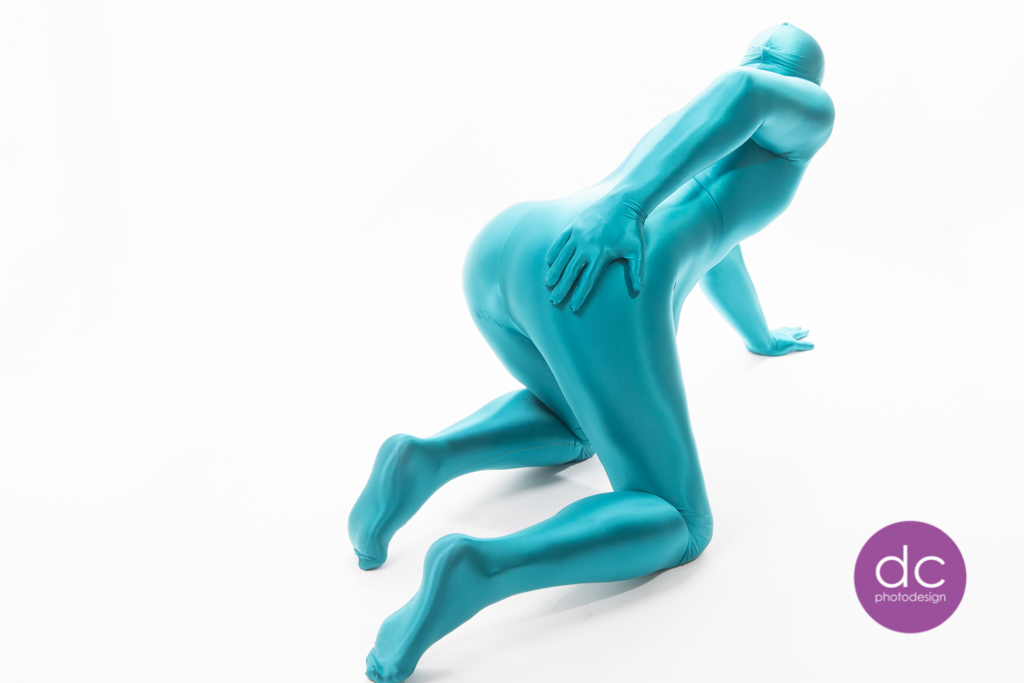 Fetisch Fotografie | Mann in Lycra, Zentai, Spandex Body | Fotostudio Hanau