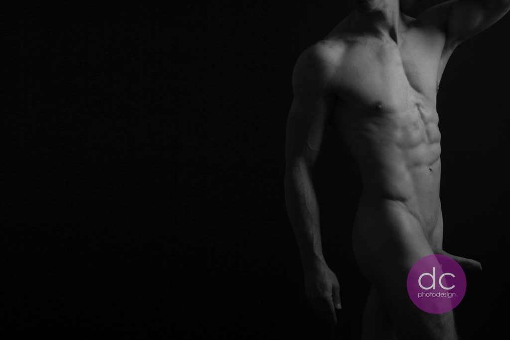 Männerakt Fotoshooting - Sixpack - Fotostudio. Hanau - dc photodesign